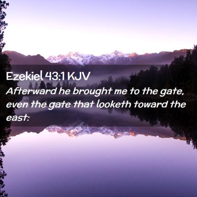 Ezekiel 43:1 KJV Free Bible Images