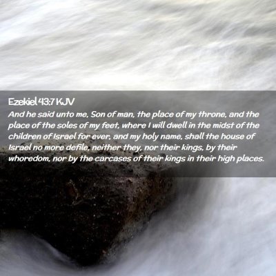 Ezekiel 43:7 KJV Free Bible Images