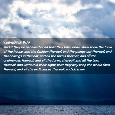 Ezekiel 43:11 KJV Free Bible Images