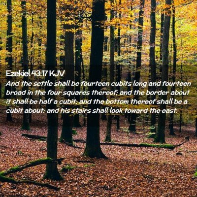 Ezekiel 43:17 KJV Free Bible Images