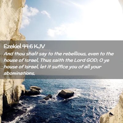 Ezekiel 44:6 KJV Free Bible Images