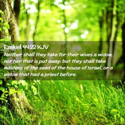 Ezekiel 44:22 KJV Free Bible Images