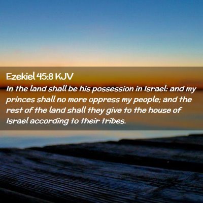 Ezekiel 45:8 KJV Free Bible Images