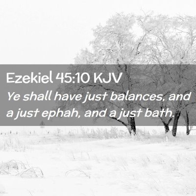 Ezekiel 45:10 KJV Free Bible Images