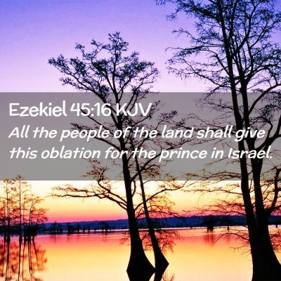 Ezekiel 45:16 KJV Free Bible Images