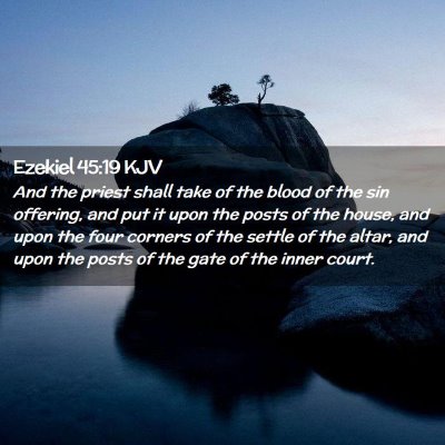 Ezekiel 45:19 KJV Free Bible Images