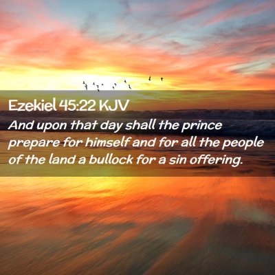 Ezekiel 45:22 KJV Free Bible Images