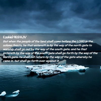 Ezekiel 46:9 KJV Free Bible Images