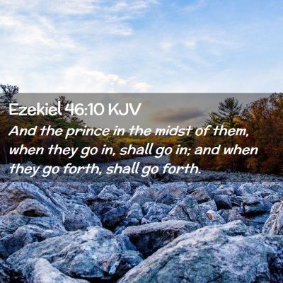 Ezekiel 46:10 KJV Free Bible Images