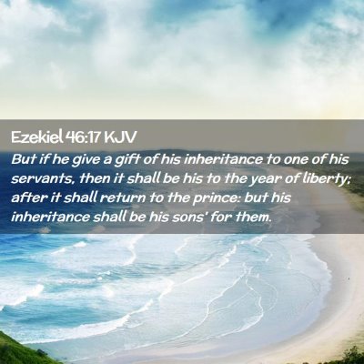 Ezekiel 46:17 KJV Free Bible Images