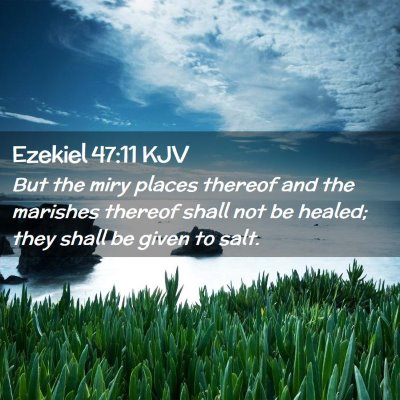 Ezekiel 47:11 KJV Free Bible Images