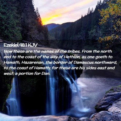 Ezekiel 48:1 KJV Free Bible Images