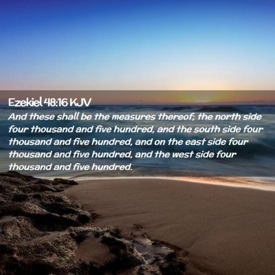 Ezekiel 48:16 KJV Free Bible Images