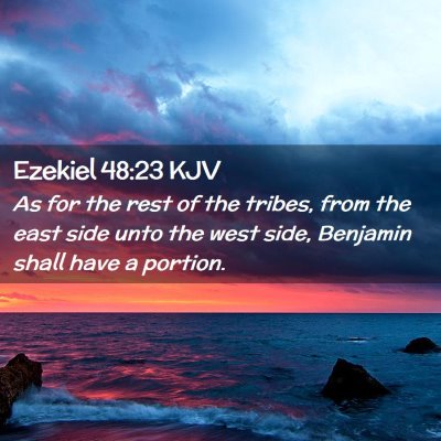 Ezekiel 48:23 KJV Free Bible Images