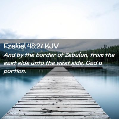 Ezekiel 48:27 KJV Free Bible Images