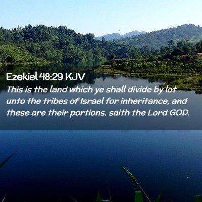 Ezekiel 48:29 KJV Free Bible Images