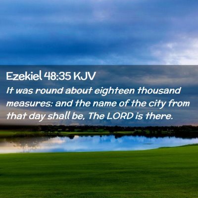 Ezekiel 48:35 KJV Free Bible Images