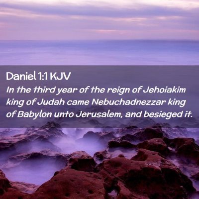 Daniel 1:1 KJV Free Bible Images