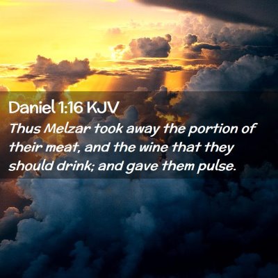 Daniel 1:16 KJV Free Bible Images