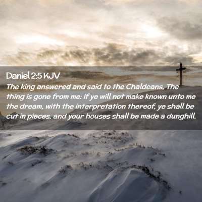 Daniel 2:5 KJV Free Bible Images