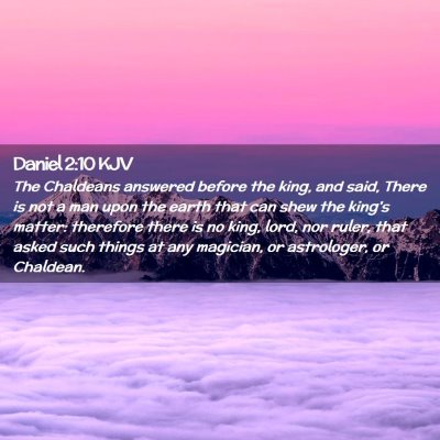 Daniel 2:10 KJV Free Bible Images