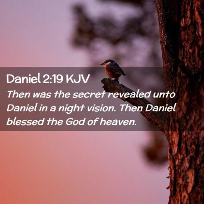 Daniel 2:19 KJV Free Bible Images