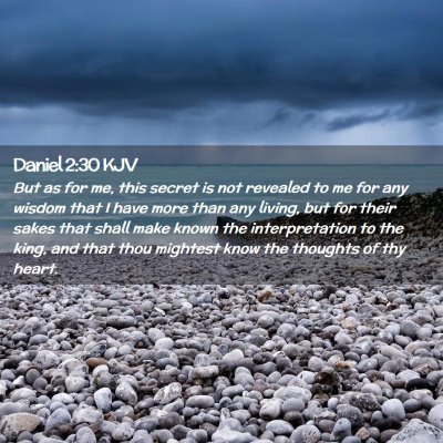 Daniel 2:30 KJV Free Bible Images