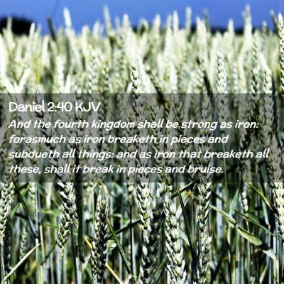 Daniel 2:40 KJV Free Bible Images