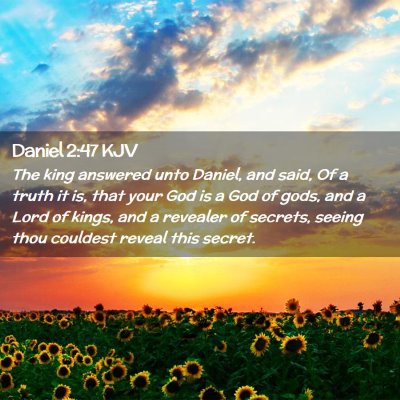 Daniel 2:47 KJV Free Bible Images