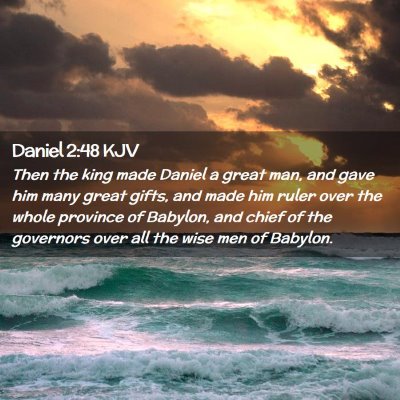 Daniel 2:48 KJV Free Bible Images