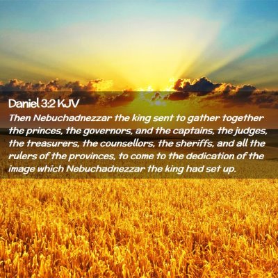 Daniel 3:2 KJV Free Bible Images