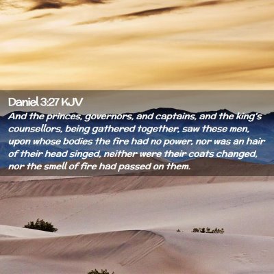 Daniel 3:27 KJV Free Bible Images