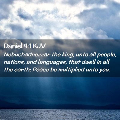 Daniel 4:1 KJV Free Bible Images