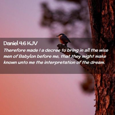 Daniel 4:6 KJV Free Bible Images