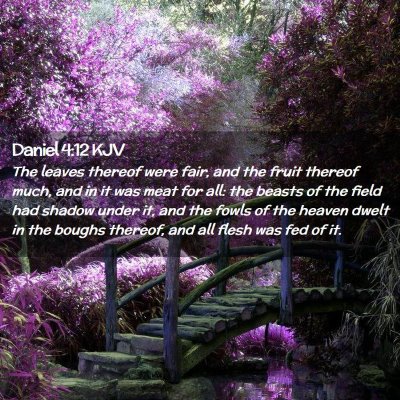 Daniel 4:12 KJV Free Bible Images