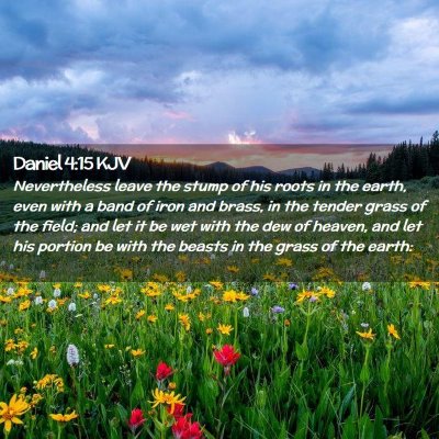 Daniel 4:15 KJV Free Bible Images