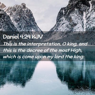 Daniel 4:24 KJV Free Bible Images