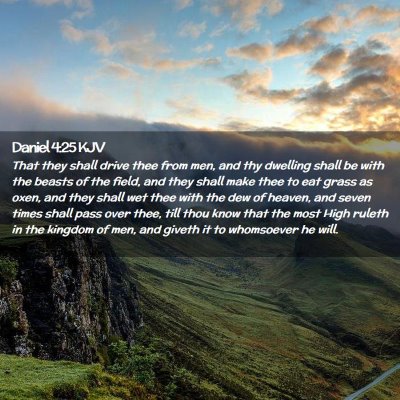 Daniel 4:25 KJV Free Bible Images