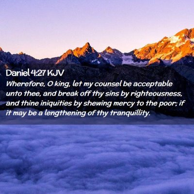 Daniel 4:27 KJV Free Bible Images