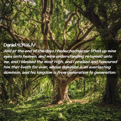 Daniel 4:34 KJV Free Bible Images