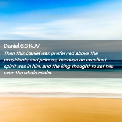 Daniel 6:3 KJV Free Bible Images