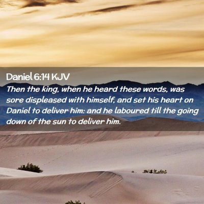 Daniel 6:14 KJV Free Bible Images