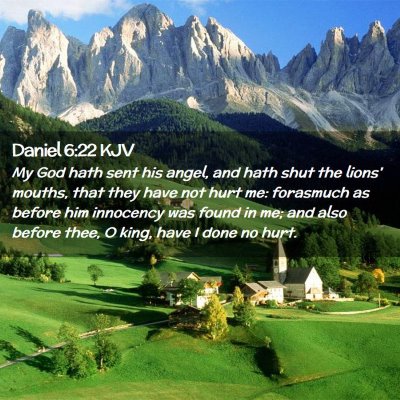 Daniel 6:22 KJV Free Bible Images