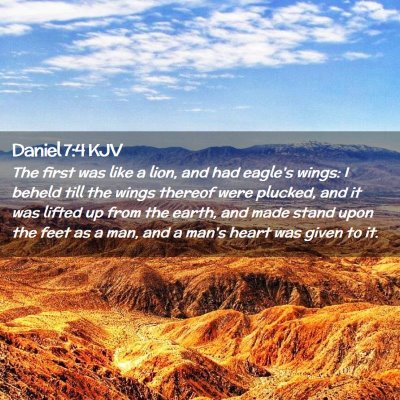 Daniel 7:4 KJV Free Bible Images