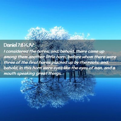 Daniel 7:8 KJV Free Bible Images