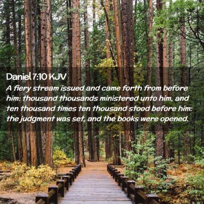 Daniel 7:10 KJV Free Bible Images