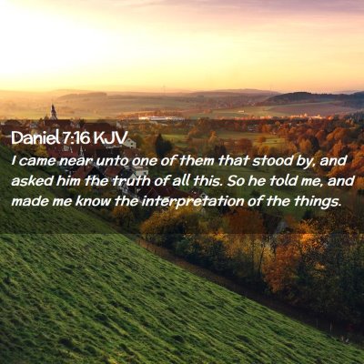 Daniel 7:16 KJV Free Bible Images