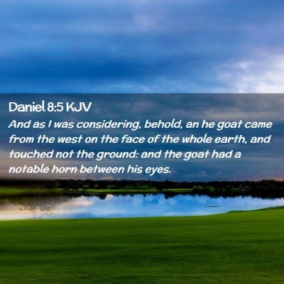 Daniel 8:5 KJV Free Bible Images