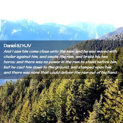 Daniel 8:7 KJV Free Bible Images