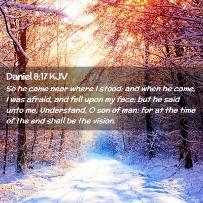 Daniel 8:17 KJV Free Bible Images